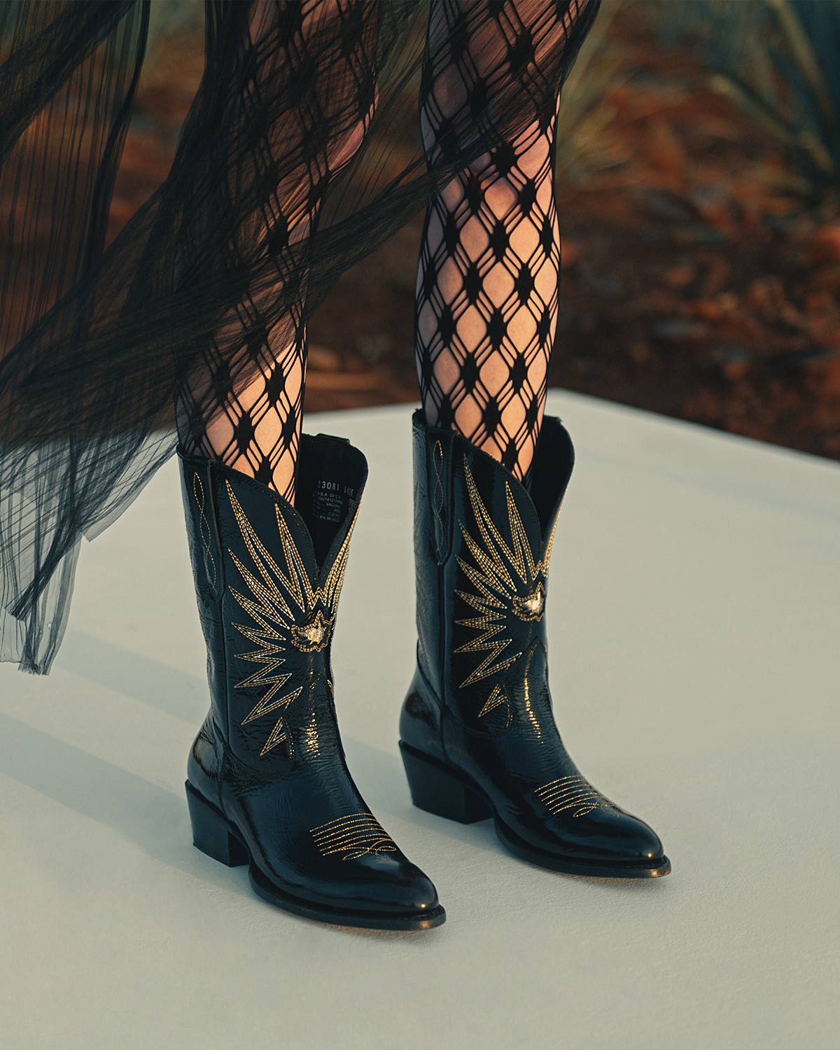 Botas Vaqueras Negras Mezcalero Boots - Main Image