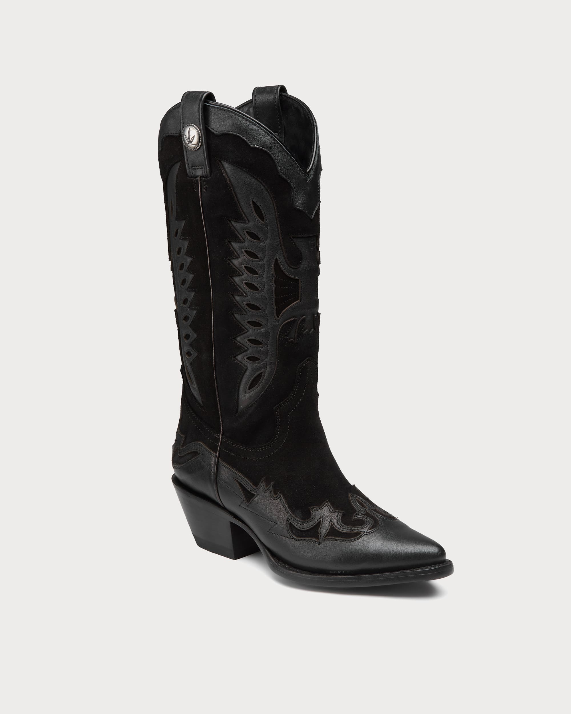 Botas Negras Largas para Mujer Mezcalero Boots - Main Image