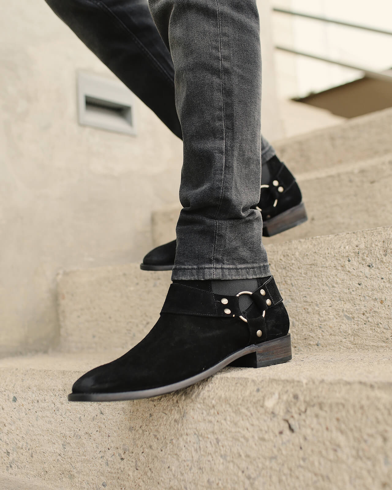 Zapatos Formales Aesthetic Hombre Botines Negros Hombre Moramora